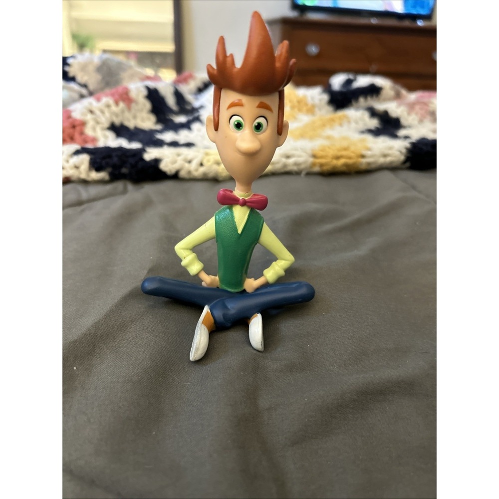Disney Jr. Puppy Dog Pals Bob Figure Just Play 5" Sherman Green Vest Blue Pants